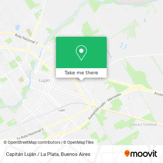 Capitán Luján / La Plata map