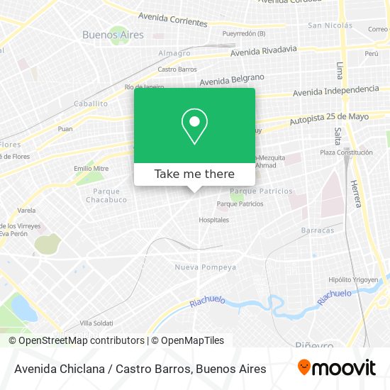 Mapa de Avenida Chiclana / Castro Barros