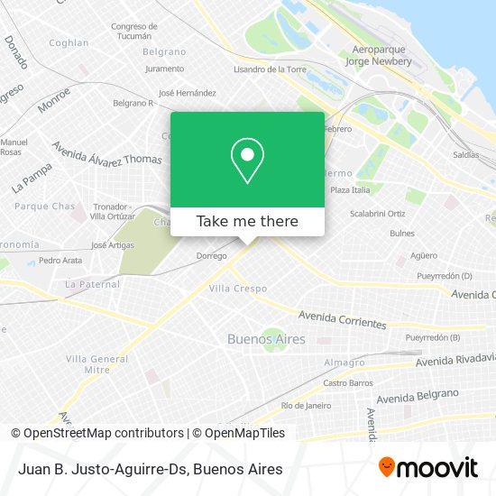 Juan B. Justo-Aguirre-Ds map