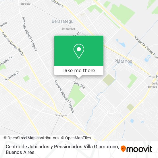 Centro de Jubilados y Pensionados Villa Giambruno map