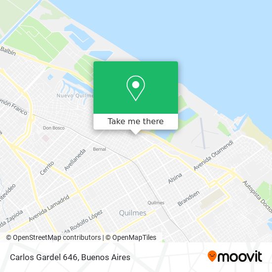 Carlos Gardel 646 map