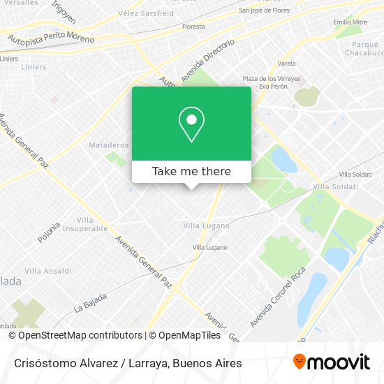 Crisóstomo Alvarez / Larraya map