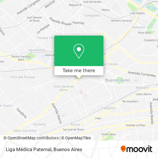 Liga Médica Paternal map
