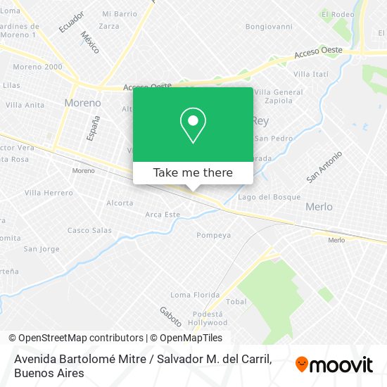 Avenida Bartolomé Mitre / Salvador M. del Carril map