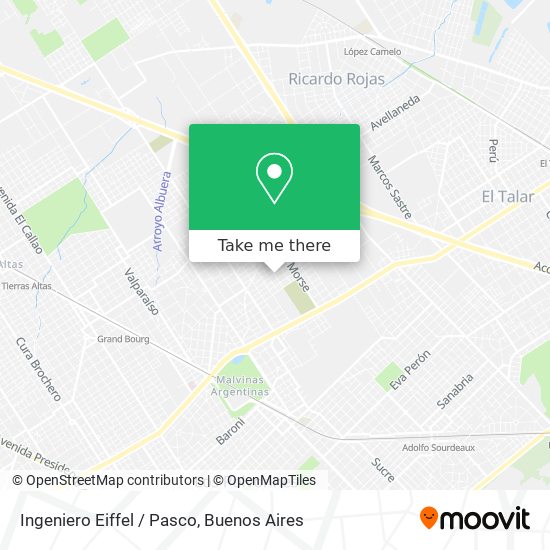Mapa de Ingeniero Eiffel / Pasco