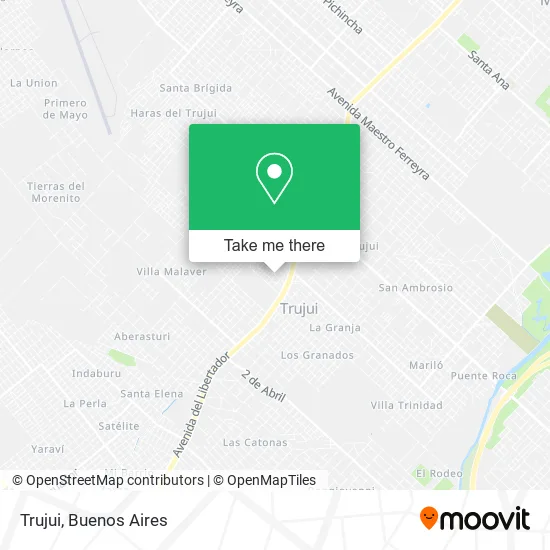 Mapa de Trujui