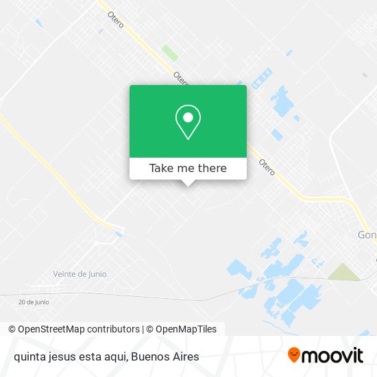 Mapa de quinta jesus esta aqui