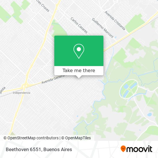 Beethoven 6551 map