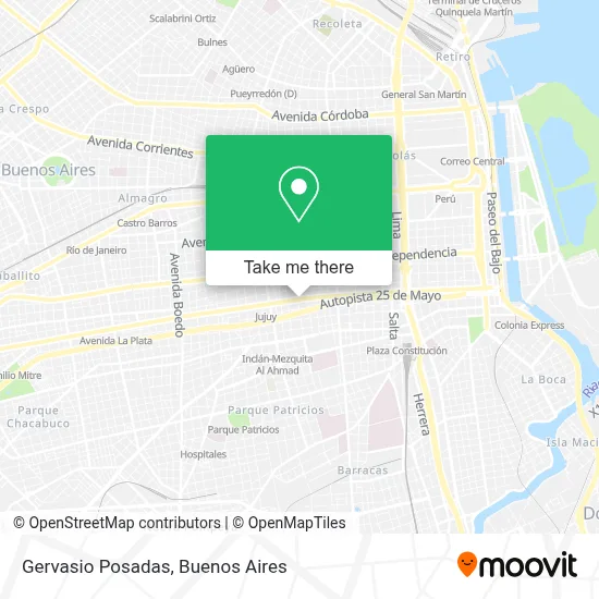 Gervasio Posadas map