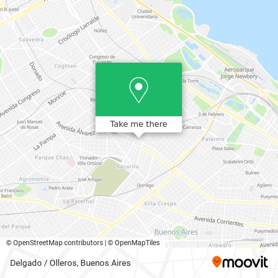 Mapa de Delgado / Olleros