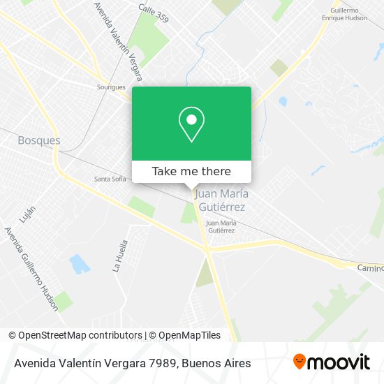 Avenida Valentín Vergara 7989 map