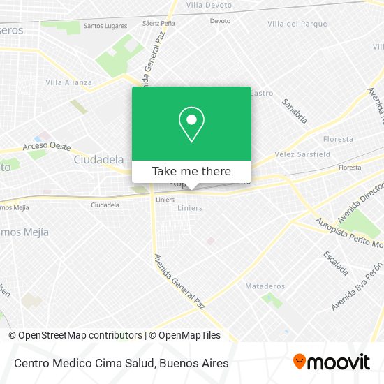 Centro Medico Cima Salud map