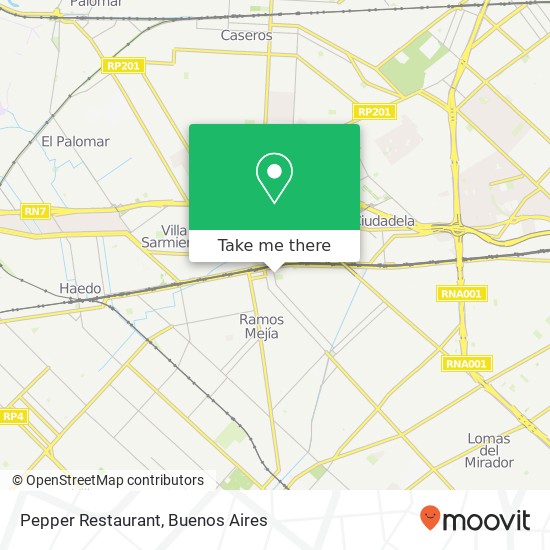 Pepper Restaurant map