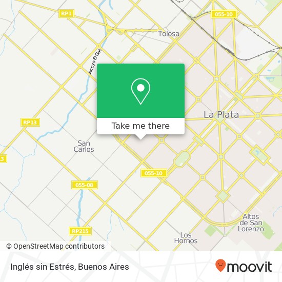 Inglés sin Estrés map