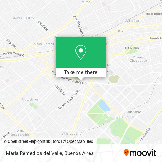 Mapa de María Remedios del Valle