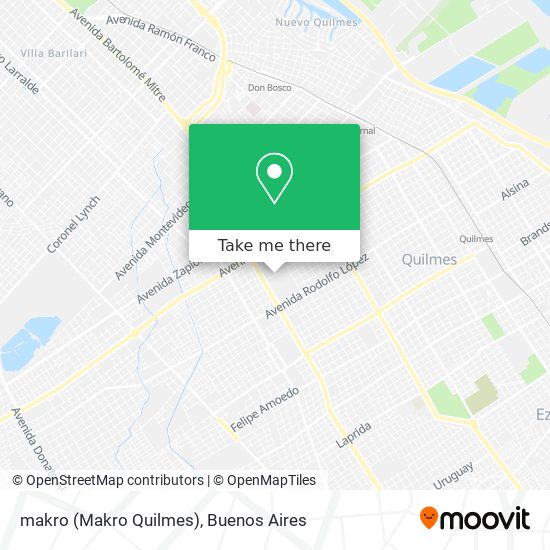 makro (Makro Quilmes) map