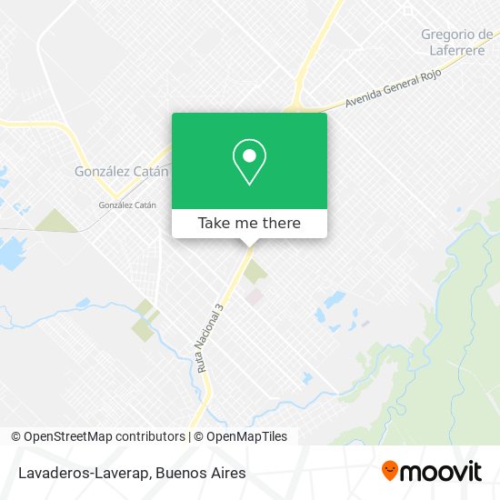 Lavaderos-Laverap map