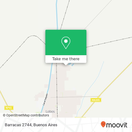Mapa de Barracas 2744