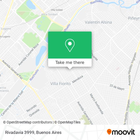 Rivadavia 3999 map