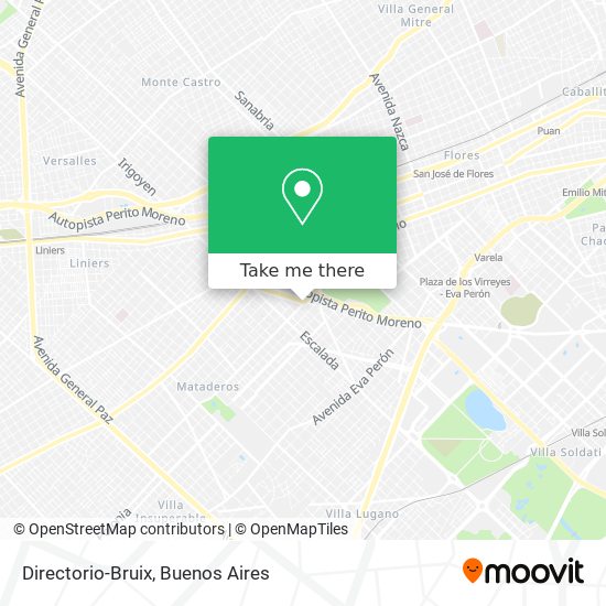 Directorio-Bruix map
