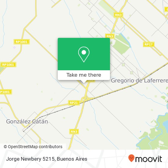 Jorge Newbery 5215 map