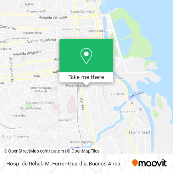 Hosp. de Rehab M. Ferrer-Guardia map