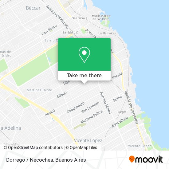 Dorrego / Necochea map