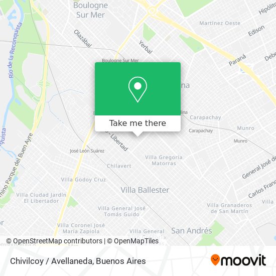 Chivilcoy / Avellaneda map