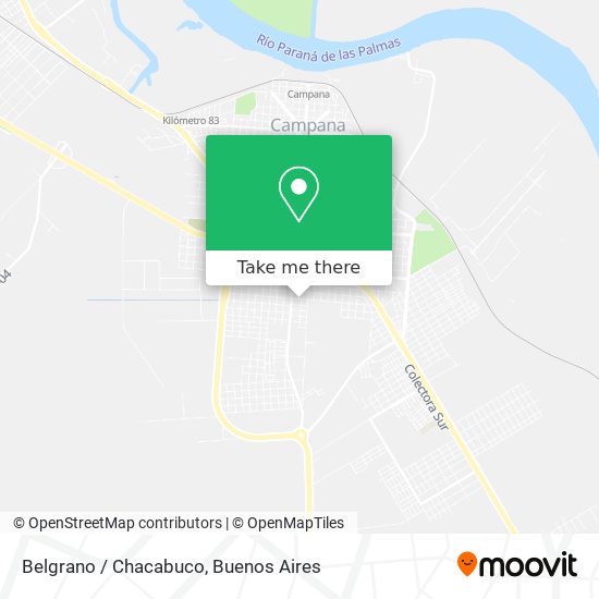 Belgrano / Chacabuco map