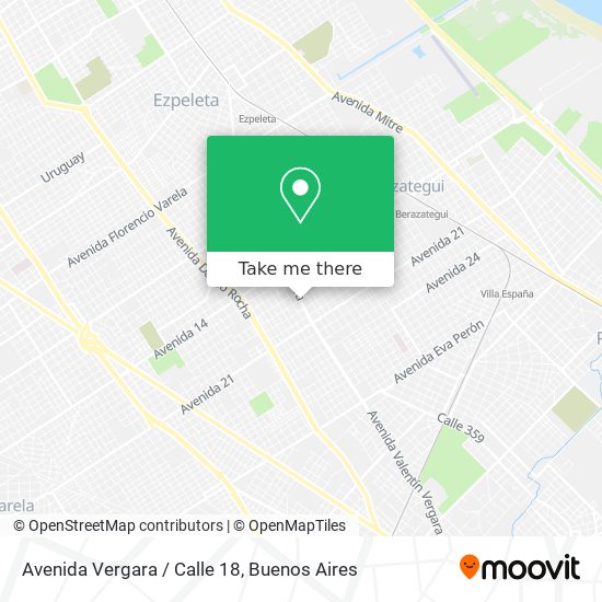 Avenida Vergara / Calle 18 map