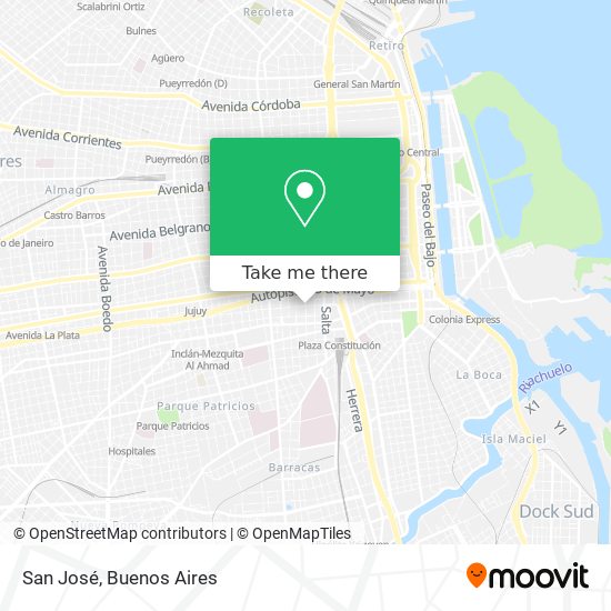 San José map