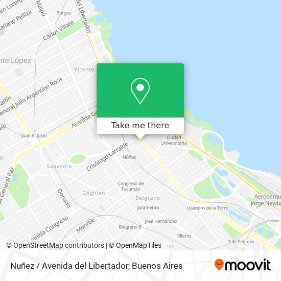 Nuñez / Avenida del Libertador map
