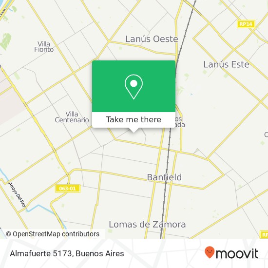 Almafuerte 5173 map