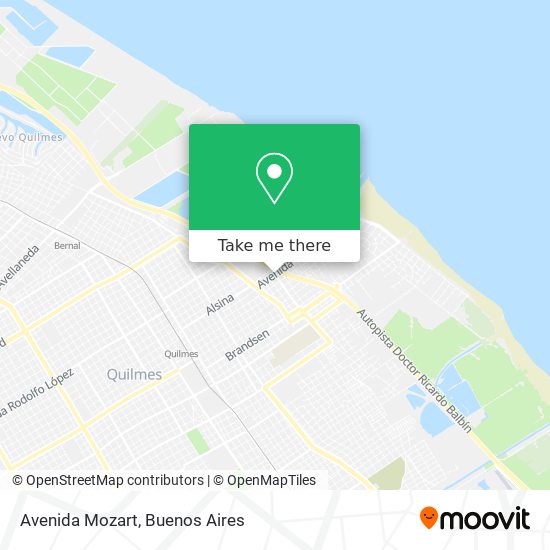Avenida Mozart map