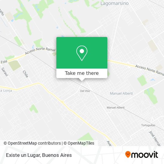 Existe un Lugar map