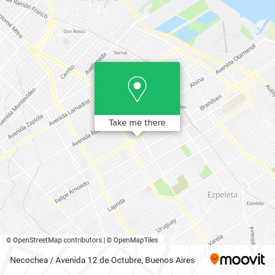 Necochea / Avenida 12 de Octubre map