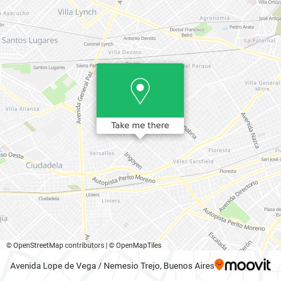 Avenida Lope de Vega / Nemesio Trejo map