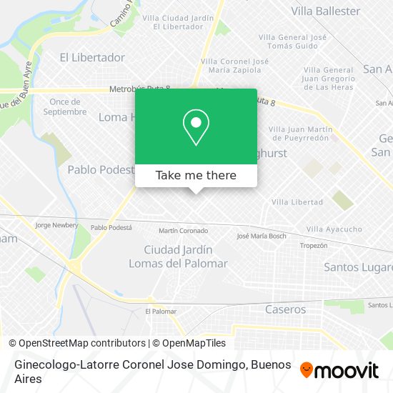 Ginecologo-Latorre Coronel Jose Domingo map