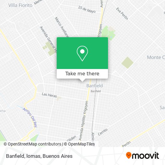 Banfield, lomas map