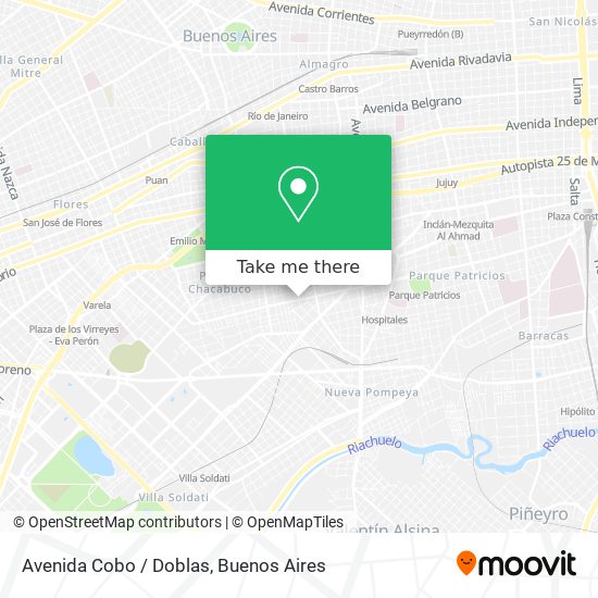 Avenida Cobo / Doblas map