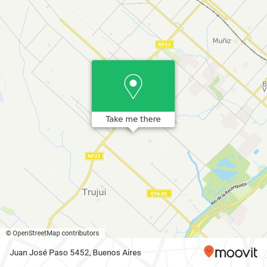 Juan José Paso 5452 map
