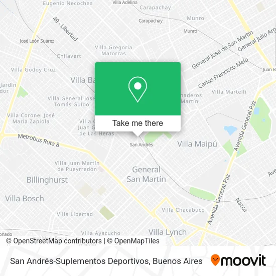 Mapa de San Andrés-Suplementos Deportivos