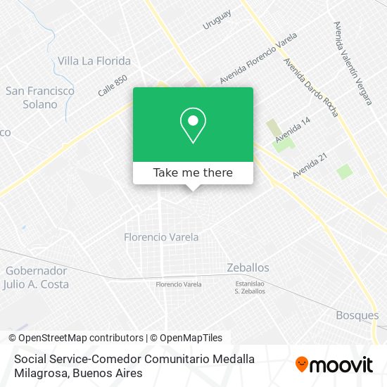 Social Service-Comedor Comunitario Medalla Milagrosa map