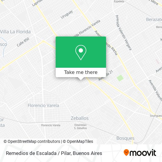 Mapa de Remedios de Escalada / Pilar