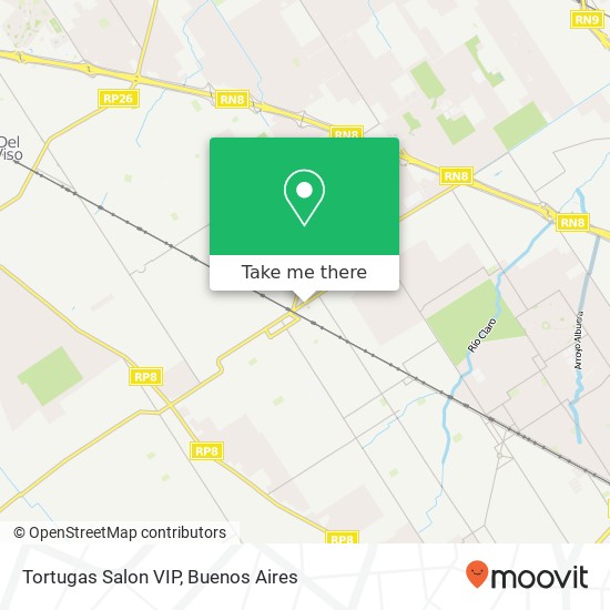 Tortugas Salon VIP map