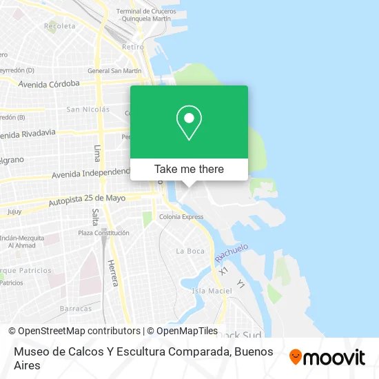 Mapa de Museo de Calcos Y Escultura Comparada