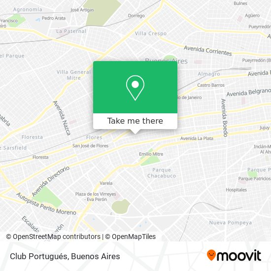 Mapa de Club Portugués