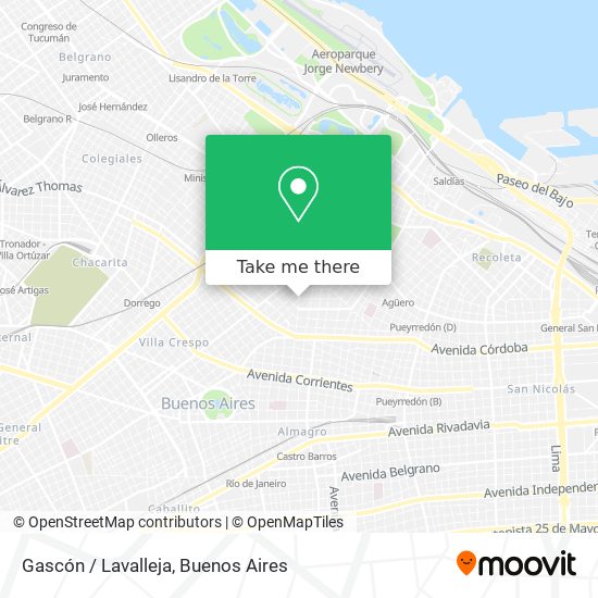 Mapa de Gascón / Lavalleja