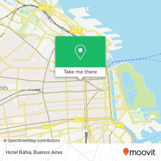 Hotel Bahia map