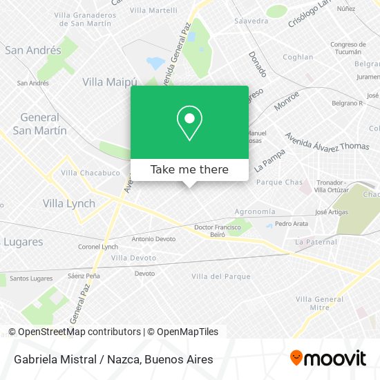 Gabriela Mistral / Nazca map